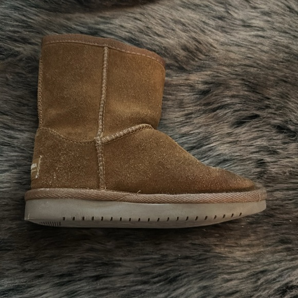 KOOLABURRA UGGS Boots Brown Kids bows size toddler sz 10 - Picture 5 of 7